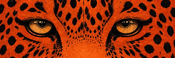 Ojos de leopardo, formato horizontal